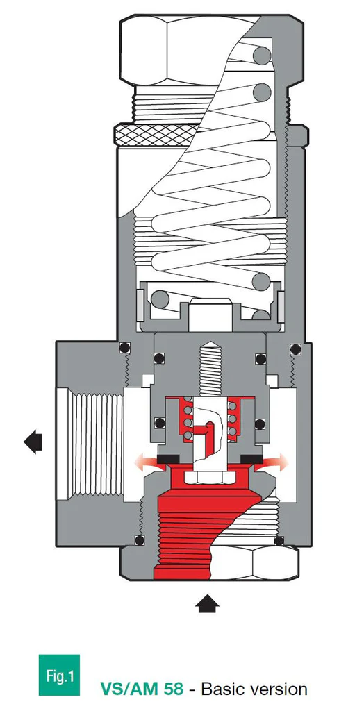 Pietro Fiorentini Pressure Relief Valve VS/AM 58 – High-Precision Industrial Pressure Control - Image 2